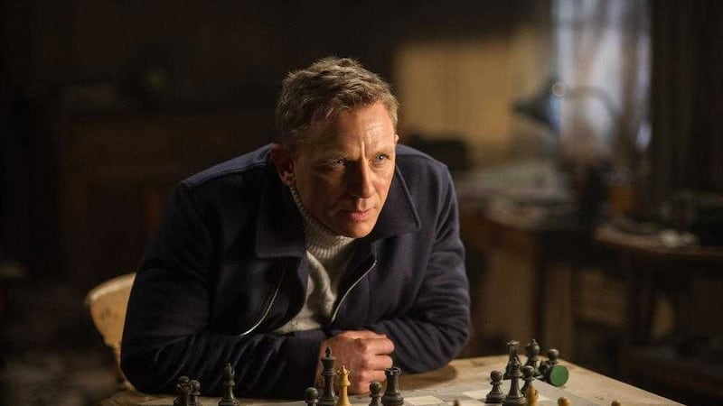 Daniel Craig ponders his next move as James Bond in Spectre 