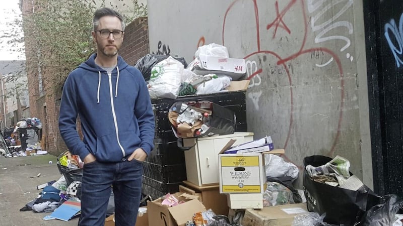 Gary McKeown has written to Belfast City Council about the flytipping 