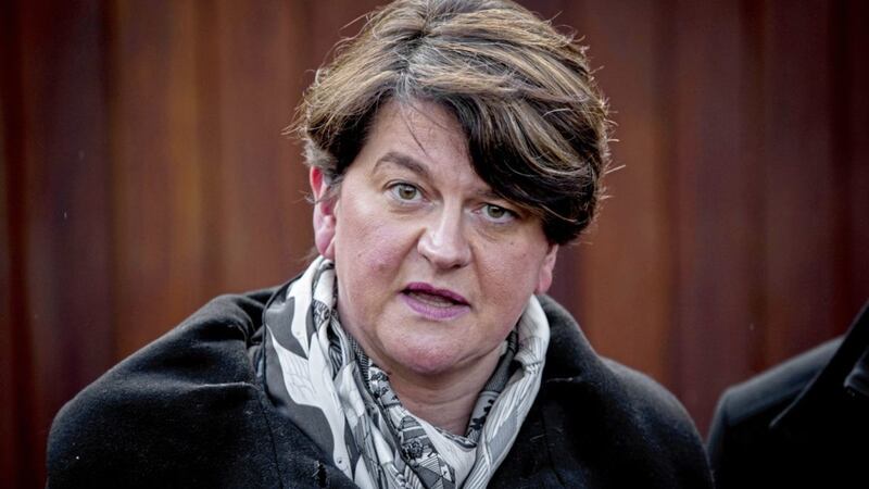 Arlene Foster said the criteria for a border poll had not been met but a DUP MLA is telling constituents it might happen. Picture by Liam McBurney/PA Wire 