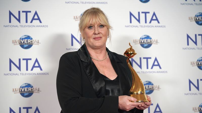 Actress Sarah Lancashire, who won the special recognition gong at this year’s National Television Awards, has revealed she has ‘brain fog’ due to the ‘most terrible’ menopause (Lucy North/PA)