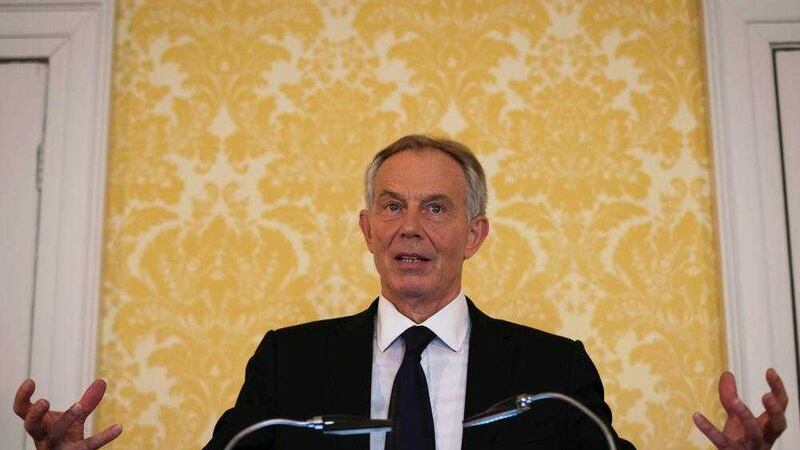 Former Prime Minister Tony Blair holds a press conference at Admiralty House, London, where he was responding to the Chilcot report<br />PICTURE: Stefan Rousseau/PA Wire