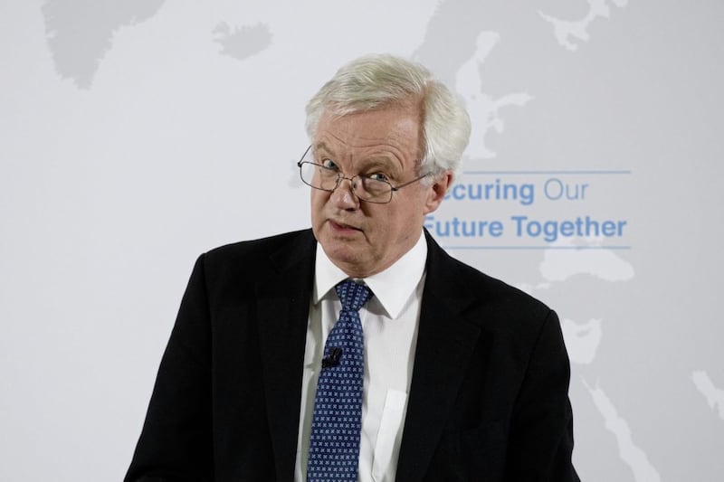 David Davis is believed to have threatened to resign unless there was a stated time limit to the UK's backstop. Picture by Leon Neal, Press Association