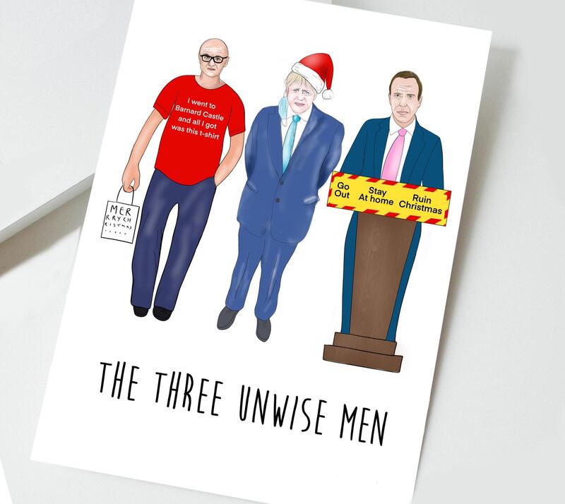 The Amyverse's Three Unwise Men card design