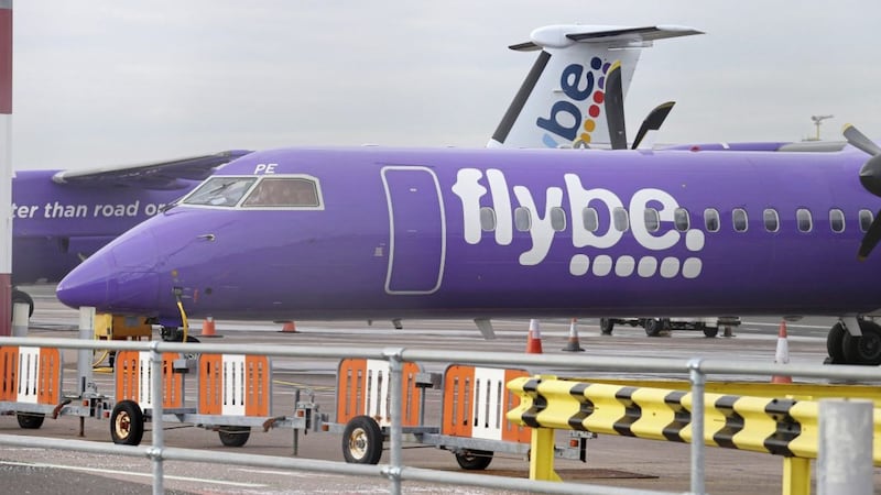 Flybe aircraft at Belfast City Airport prior to its March 2020 collapse. Picture by Mal McCann. 