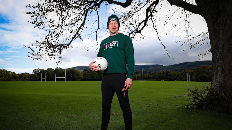 former Tyrone footballer, Seán Cavanagh who has come on board as an AIB ambassador for this year’s GOAL mile. This year AIB and GOAL are calling on GAA clubs to ‘Step Up Together’ this festive season and host their own GOAL mile to raise funds to support vulnerable communities across the world         Picture: Bryan Keane/Inpho