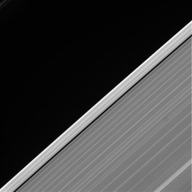 Saturn's rings taken from Cassini