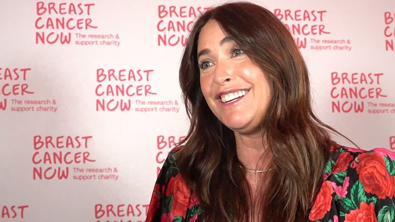 Lisa Snowdon, an ambassador for Breast Cancer Now, hosted the fashion show