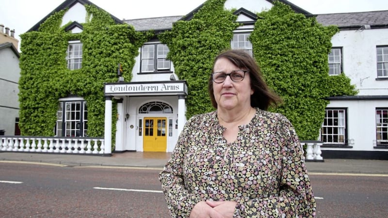 Denise O&#39;Neill, who owns the Londonderry Arms Hotel in Carnlough, said the weekend closures on the Coast Road have been &quot;utterly devastating&quot; for her business. Picture by Mal McCann 