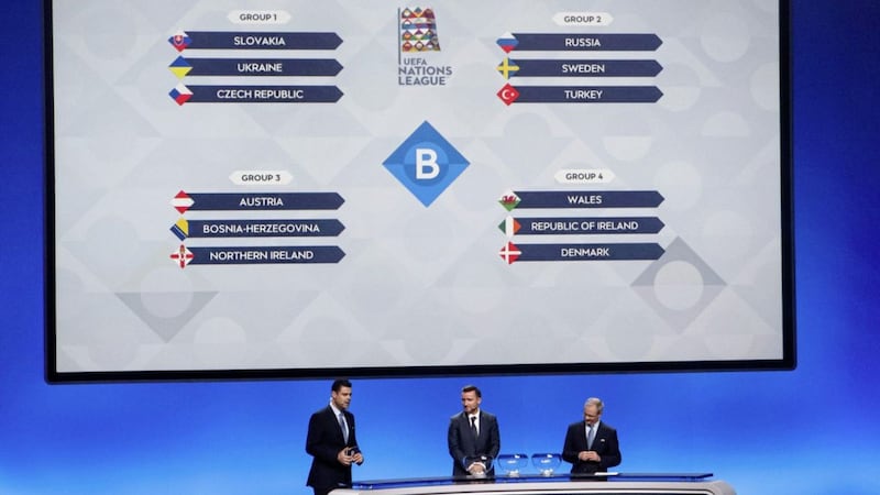 The Republic of Ireland have been drawn alongside old foes Wales and Denmark in Group Four of League B in the Uefa Nations League. Picture by PA 