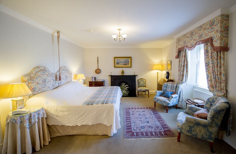 One of Glenapp's luxurious rooms, the&nbsp;Beneraird