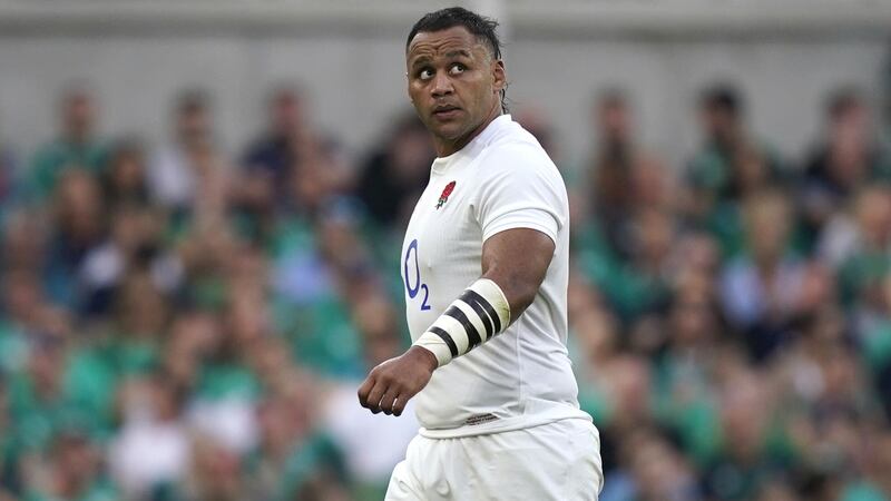 Billy Vunipola saw his sin-bin get upgraded to a red card in the defeat in Ireland (Niall Carson/PA)