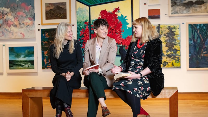 Acclaimed artists, writer, Jan Carson, poet, Stephanie Conn, visual artist, Sharon Kelly and writer, Gail McConnell, have been presented with Major Individual Awards (MIAs), worth £15,000 each (Brian Morrison/PA)