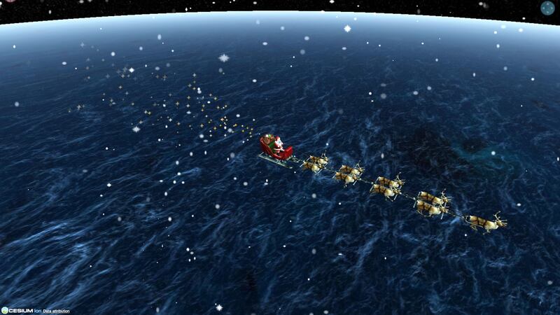 Norad has been monitoring the reindeer-powered mission to reward deserving children.