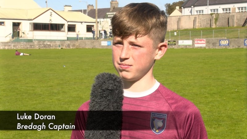&nbsp;Bredagh GAC captain Luke Doran. Picture from&nbsp;Jerome Quinn Media and MQ Video