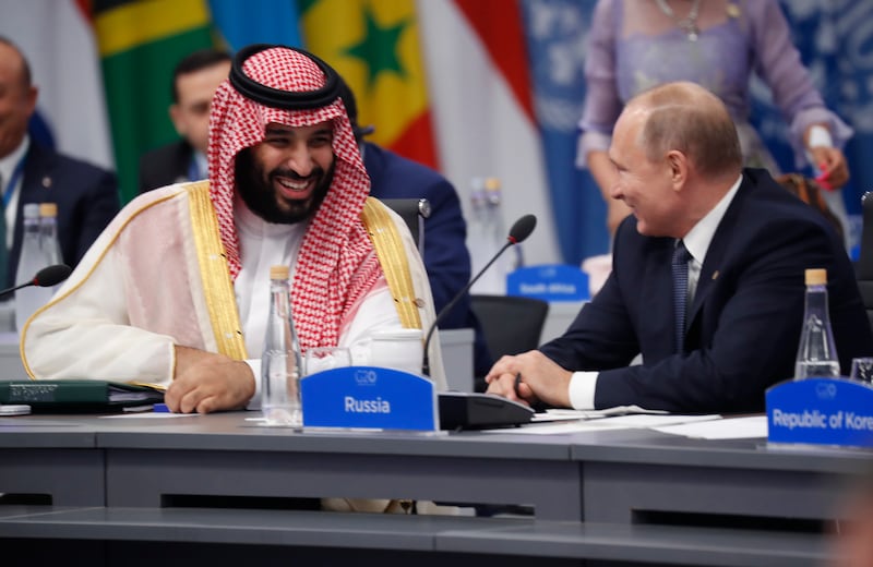 The Saudi crown prince and Putin