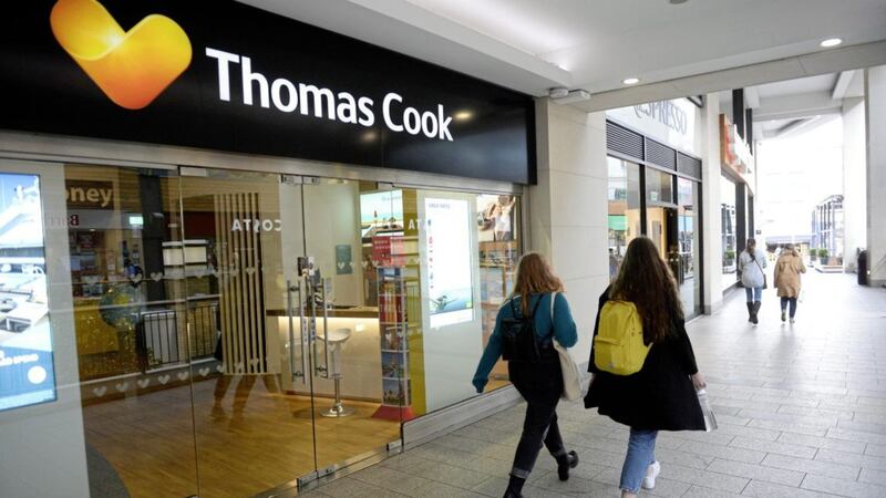Thomas Cook stores throughout Northern Ireland closed last month 