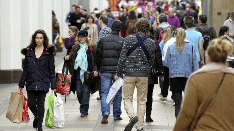 Shoppers on the high street fell in February, according to Springboard 