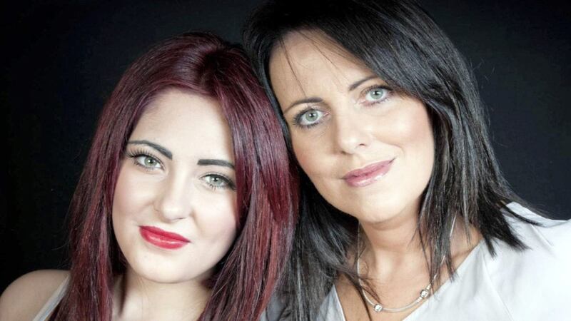 Murder victim Jayne Toal Reat (right) with her daughter Charlotte. Picture by Alan Lewis, Photopress 