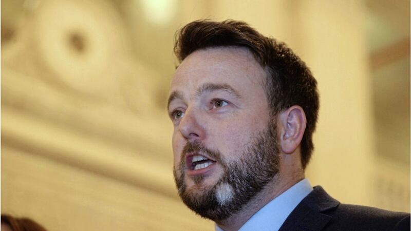 SDLP leader Colum Eastwood has said his party will not agree to the return of direct rule from Westminster. Picture by Hugh Russell 