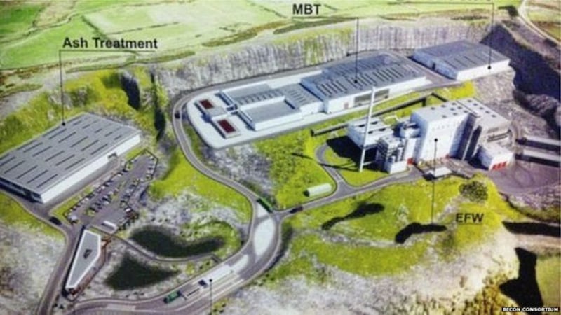 An artist&#39;s impression of the proposed facilities at the Hightown Quarry 