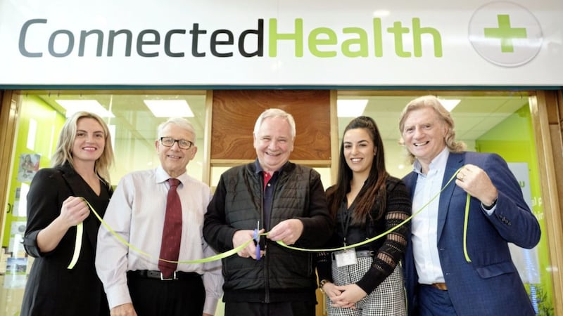 Launching the new academy are (from left) Theresa Morrison, training director at Connected Academy; Professor George Crooks, chairman of Clinical and Social Care Governance Board; Brian O&rsquo;Connor, chairman of Connected Health Group; Naomi Corr, trainer; and Douglas Adams, CEO Connected Health 