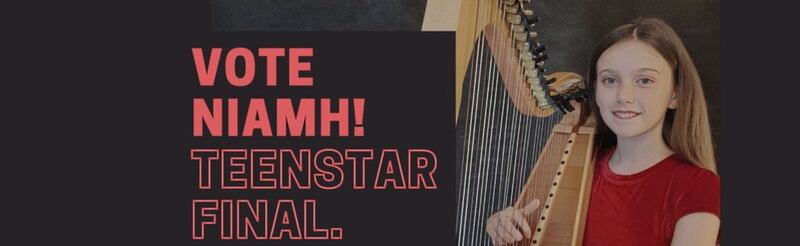 A pupil at St Paul&#39;s High School in Newry, she is the first harpist to reach the final of the competition 