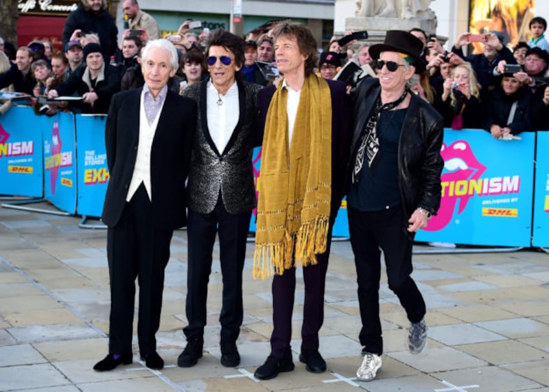 Sir Mick with the Stones in London last year.
