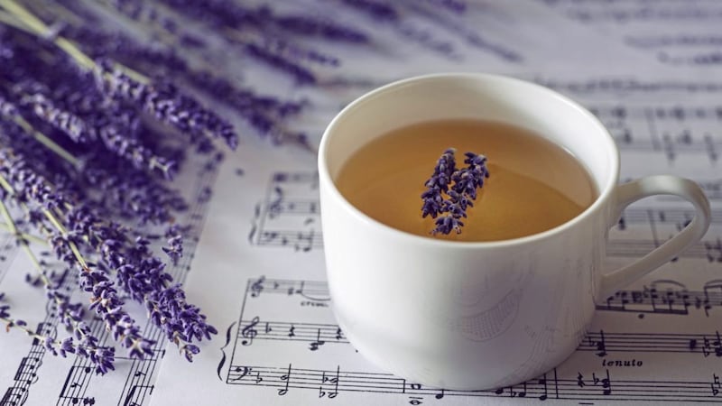 Lavender tea is thought to calm nerves and lead to better sleep. 