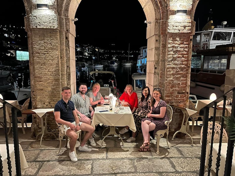 Rory with some of the Rory Travel Club crew in Dubrovnik, Croatia