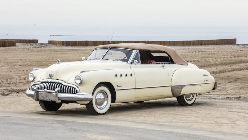 The 1949 Roadmaster Convertible has an estimated value of between £100,000 and £182,000.