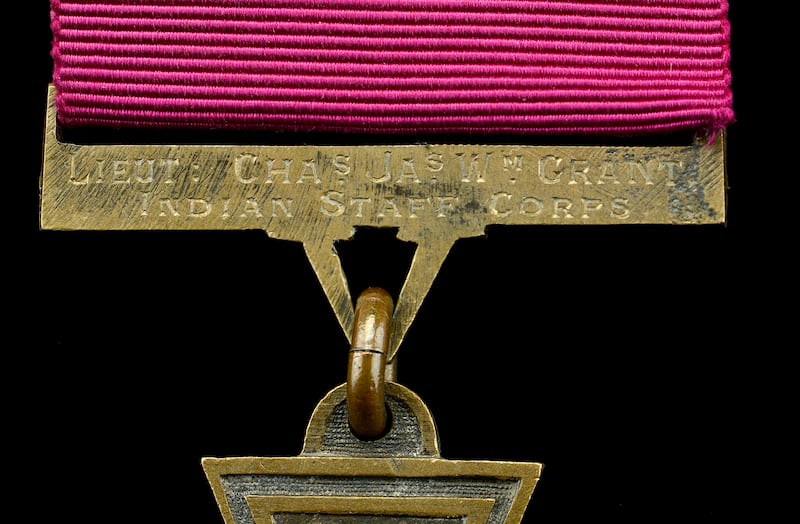 Lieutenant Charles Grant's Victoria Cross group of medals will be sold at auction later this month (Dix Noonan Webb /PA)