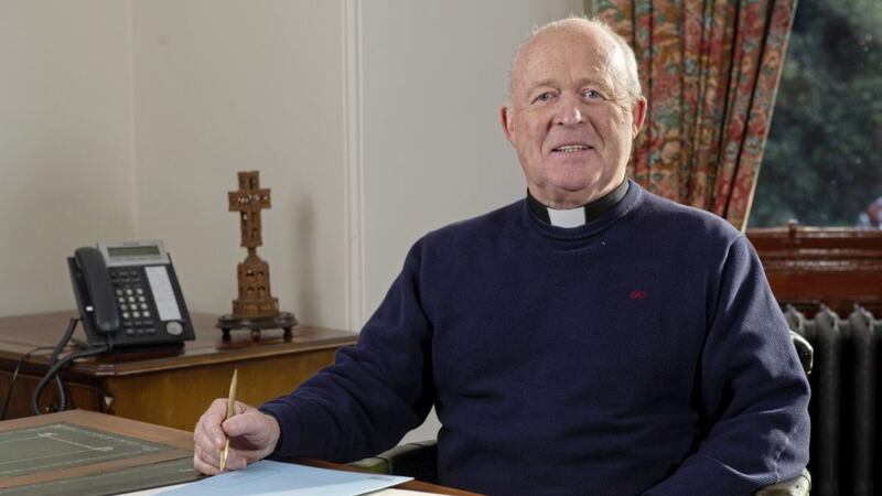 Bishop of Clogher Larry Duffy has announced that funeral Mass is being suspended in the cross-border diocese 