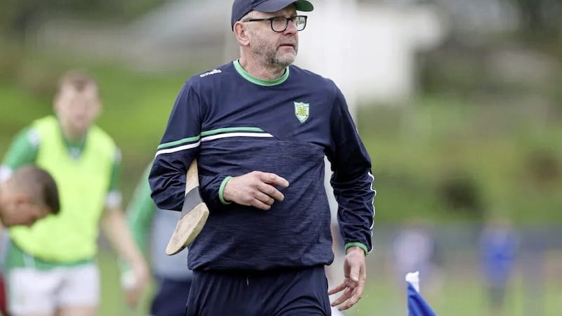 Carey Faughs manager John McVeigh is relishing the challenge against neighbours Ballycastle on Saturday. Picture by Curly McIlwaine 