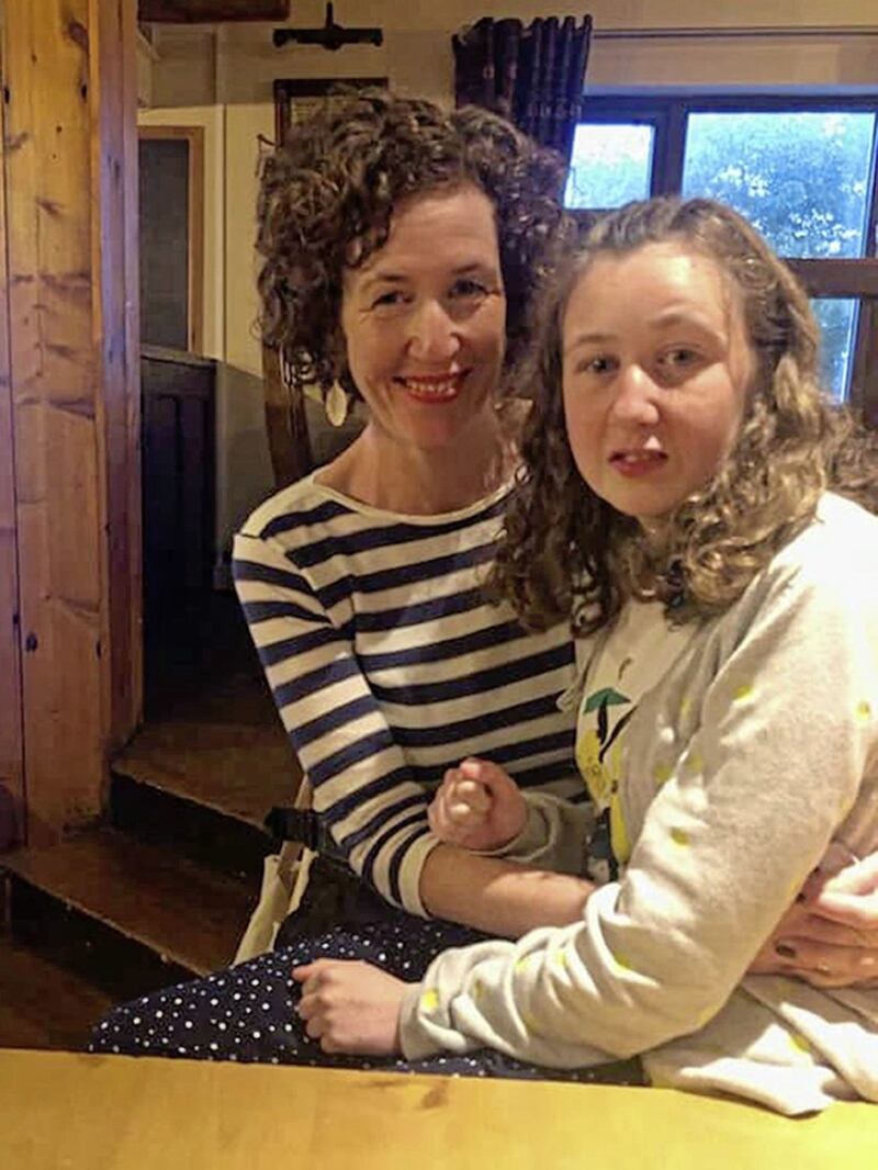 Meabh Quoirin with her daughter N&oacute;ra