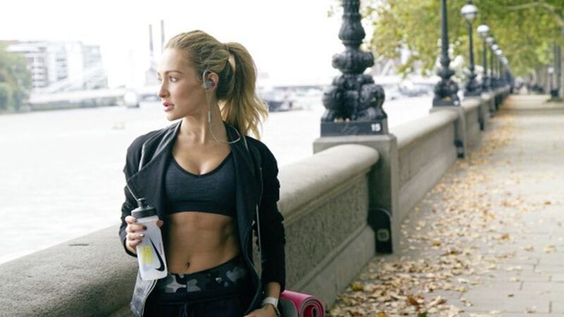 Newry fitness blogger Maeve Madden in London, where she now lives 