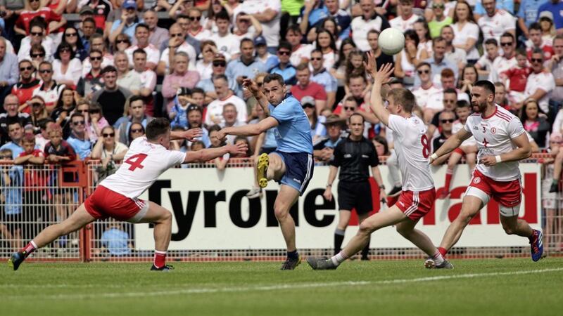 Dublin&#39;s Paddy Andrews wasn&#39;t named to start against Tyrone, but late changes are part of the game nowadays. Picture Seamus Loughran 