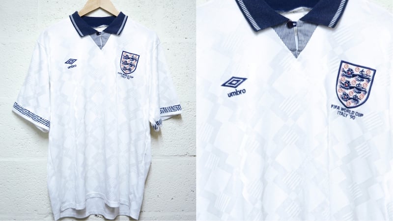 England's 1990 home shirt