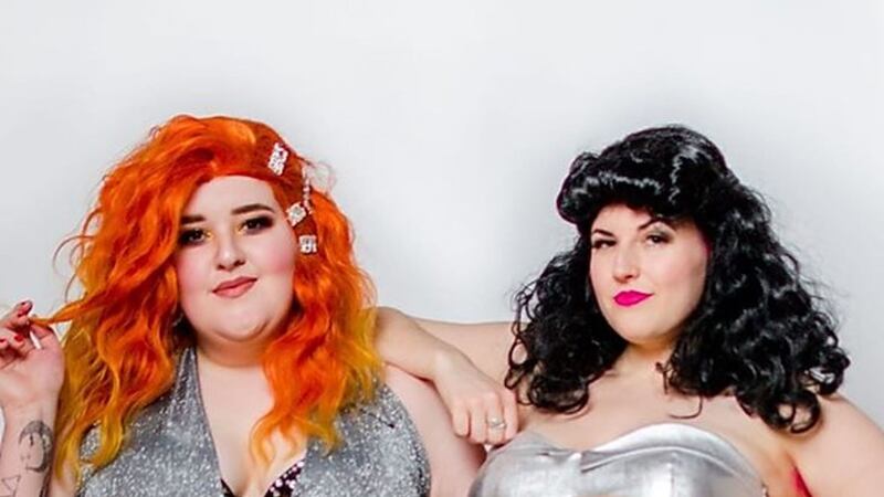 Burlesque performers Ellen and Edie will present a grown-ups' performance on Friday &ndash; see nimhaf.org. Picture by Sara Marsden Photography
