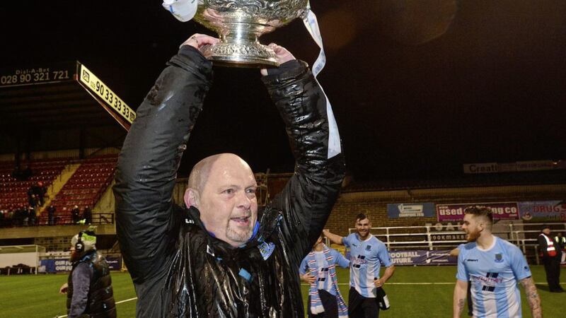 Ballymena&#39;s manager David Jeffrey paid tribute to the hard work going on behind the scenes at the Antrim club. Picture by: Arthur Allison/Pacemaker Press 