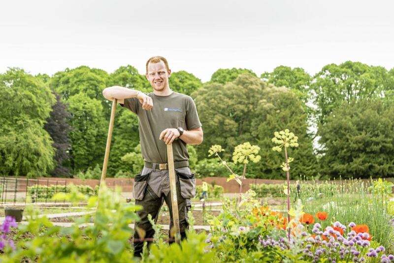 Adam Ferguson, the first &#39;Walled Garden Keeper&#39; of Hillsborough Castle to be appointed in centuries. Photo: Richard Lea-Hair 