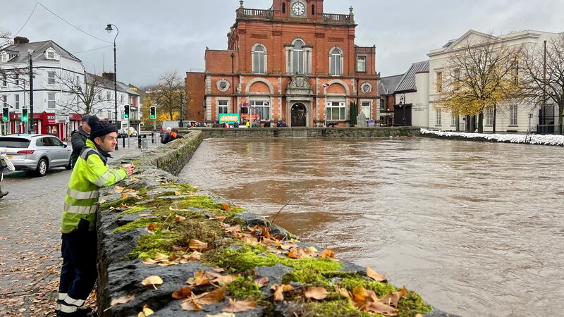 High water levels at Newry Canal. PICTURE MAL MCCANN