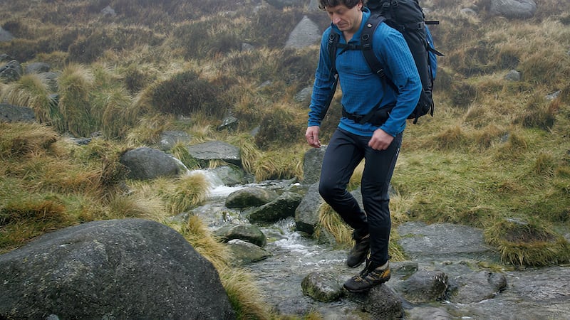 Climber Noel Hanna walking in the Mourne Mountains in 2005. Picture by Mal McCann