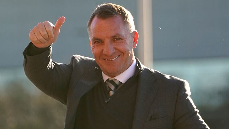 Brendan Rodgers saw Celtic return to top form (Andrew Milligan/PA)