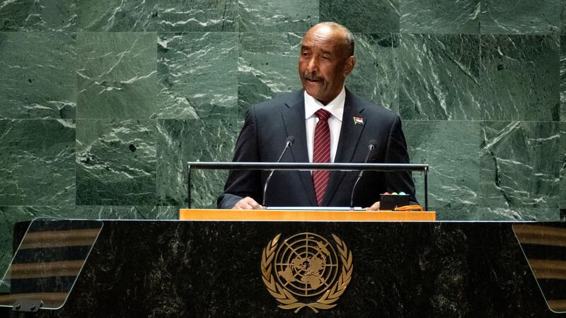 Abdel-Fattah Al-Burhan Abdelrahman Al-Burhan, President of the Transitional Sovereign Council of Sudan, addresses the 78th session of the United Nations General Assembly (Craig Ruttle/AP)