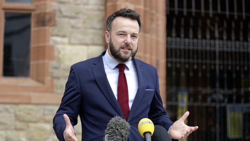 Colum Eastwood this week marks five years as SDLP leader. Picture by Liam McBurney/PA Wire  