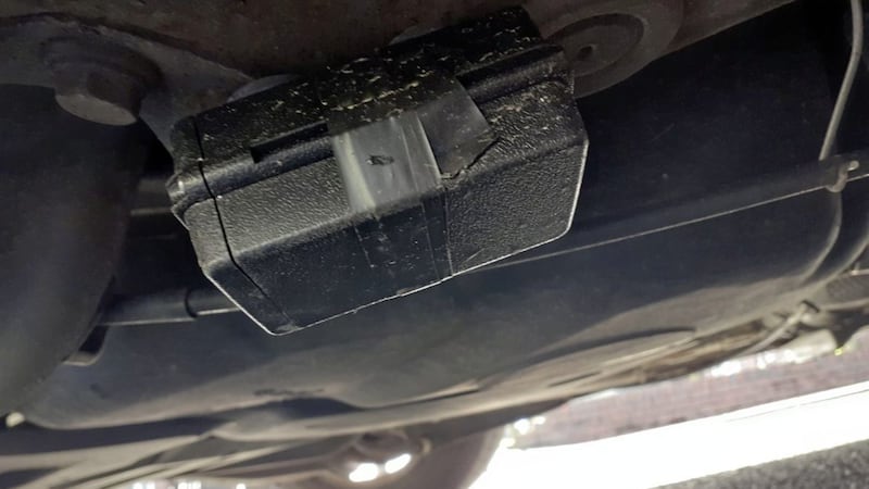 The suspicious object found under Sean Pearson&#39;s car 