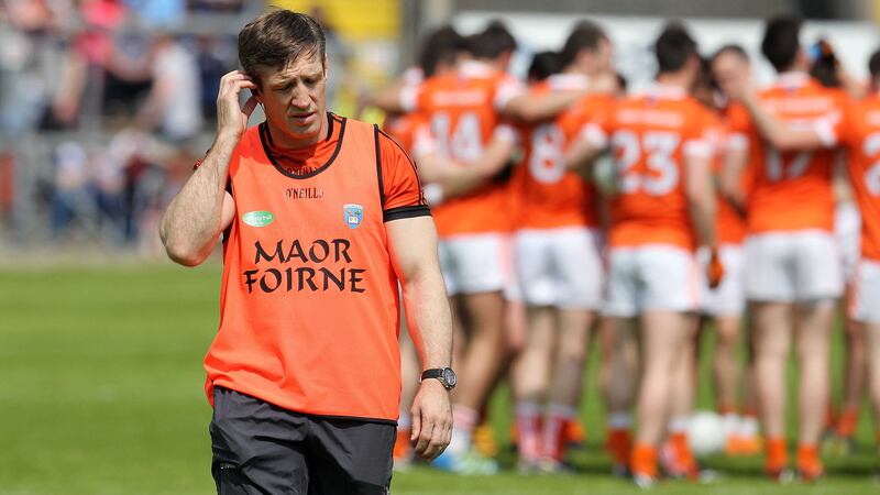 Armagh manager Kieran McGeeney has been getting it in the ear from Joe Brolly, among others, over the last few days &nbsp;