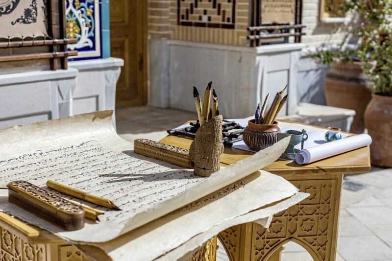 Paper made the traditional way from strips of mulberry wood in The Eternal City