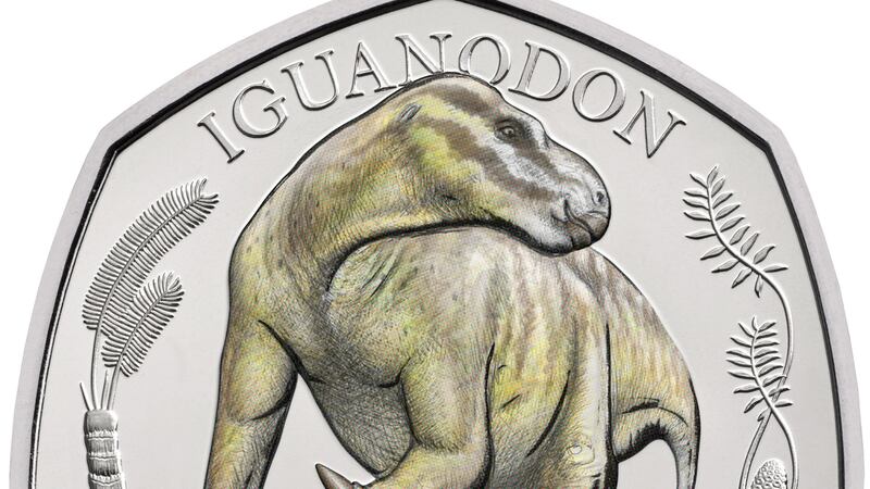 The illustrations are scientifically accurate representations of the prehistoric beasts.