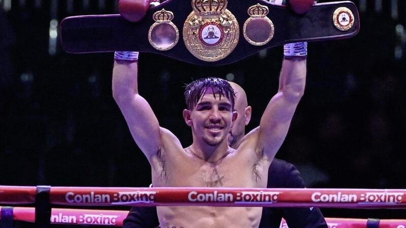 Michael Conlan at Feile &#39;fight night&#39; on Friday. Picture by Pacemaker 
